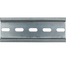 DIN-рейка REXANT 7,5см перфорированная оцинкованная 12-8007