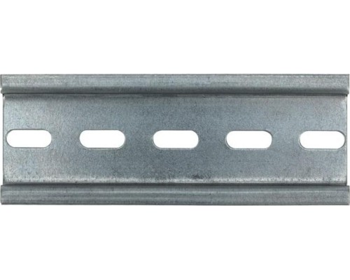 DIN-рейка REXANT 13см перфорированная оцинкованная [12-8013]