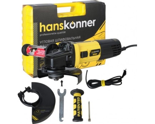 Угловая шлифмашина сетевая HANSKONNER HAG13125TES Угловая шлифмашина сетевая HANSKONNER HAG13125TES