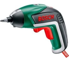 Отвертка аккумуляторная BOSCH IXO Full c угловой и эксцентриковой насадками [06039A8022] Подарочный кейс,  2 насадки