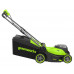 Газонокосилка аккумуляторная GREENWORKS 2520907UD 2x24V, 41 см, бесщеточная, c 2хАКБ 4 Ач и ЗУ купить с доставкой и официальной гарантией