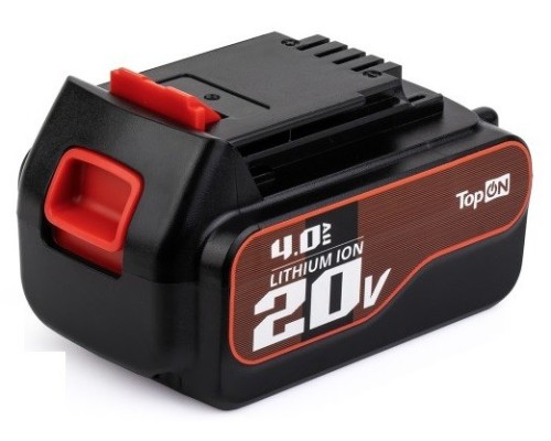 Аккумулятор TopON для Black Decker 20v 4.0ah (li-ion) [TOP-PTGD-BD-20-4.0]