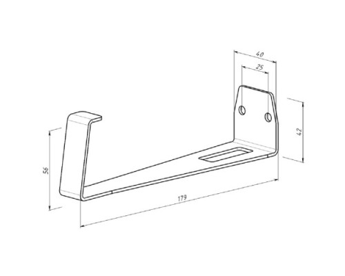 Кронштейн EMBODIMENT EMB-DSC-B для зарядной станции DualSense PS5, настенный