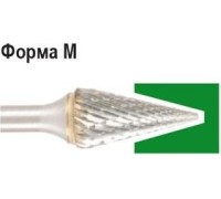 Бор-фреза по металлу D.BOR форма M конус 9,6*16,0/64,0 хв. 6 мм 9f-22096k02d W-040-9F-22096K02D