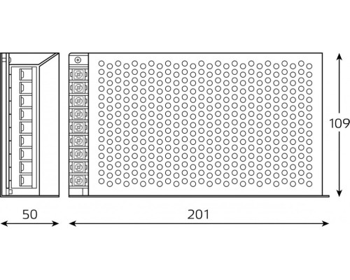 Блок питания GAUSS BT507 basic 12v 250w ip20