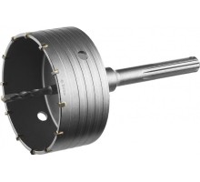 Коронка буровая ЗУБР ПРОФЕССИОНАЛ по бетону с державкой sds-max, 125 мм 2918-125