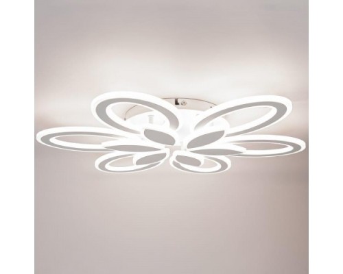 Светодиодная диммируемая люстра GLANZEN LED-0120-CAMELIA-white с пультом управления