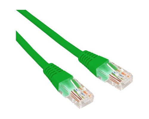 Патч-корд REXANT 02-0296-03 U/UTP, CAT 6, RJ45-RJ45, 26AWG, LSZH, зеленый 0,3м