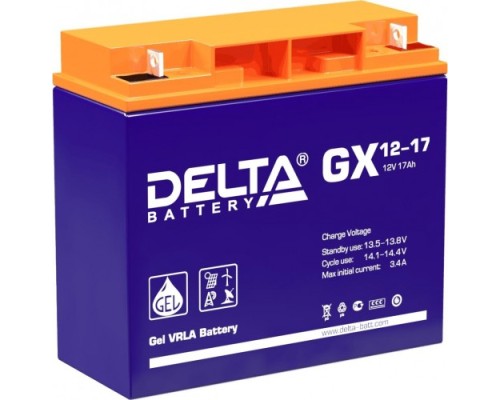 Аккумулятор DELTA GX 12-17 (GEL)