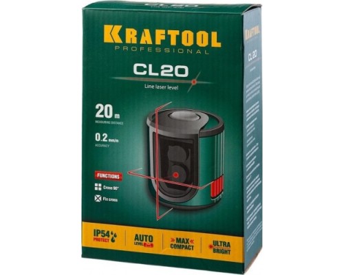 Лазерный уровень KRAFTOOL CL 20 [34700]