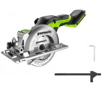 Пила циркулярная аккумуляторная GREENWORKS G24MCS, бесщеточная без АКБ и ЗУ 1501207