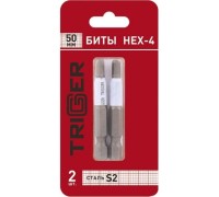 Бита для заворачивания TRIGGER 84978 ПРОФИ HEX-4 50мм (2шт.) тов-151828