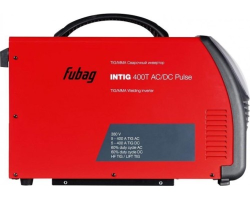 Сварочный инвертор FUBAG INTIG 400 T W AC/DC PULSE (31456) + горелка fb tig 18 5p 4m (38463) + модуль [31456.1]