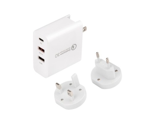 Зарядное устройство REXANT 18-2214 сетевое для iPhone/iPad 2xUSB+2xUSB Type-C