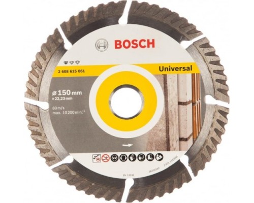 Алмазный диск универсальный BOSCH 150-22,23 мм Standard for Universal [2608615061]