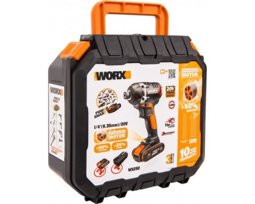 Гайковерт аккумуляторный WORX WX292 бесщеточный