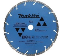 Алмазный диск для резки бетона MAKITA D-41741 сегментированный рифленый 180x22,23