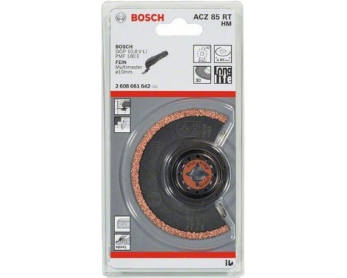 Сегментированное пильное полотно BOSCH HM-RIFF 85 мм [2608661642]