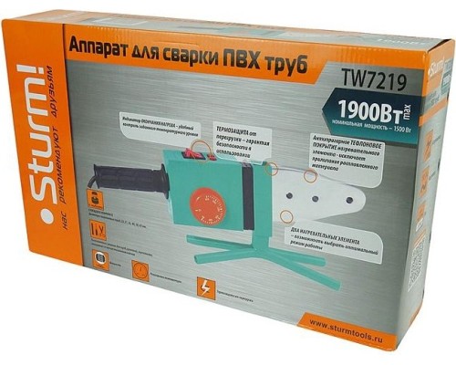 Аппарат для сварки полипропиленовых труб STURM TW7219