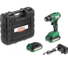 Дрель-шуруповерт аккумуляторная Hammer ACD18BLC бесщ. 2x2Ah Li-ion, 45Hм в кейсе 216-029