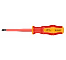 Отвертка крестовая ЦЕНТРОИНСТРУМЕНТ 1834-3-80 pz изолир. 1х80мм