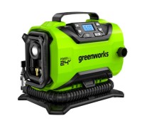 Компрессор автомобильный GREENWORKS ACG301 3 400 807 аккумуляторный без АКБ и ЗУ 3400807