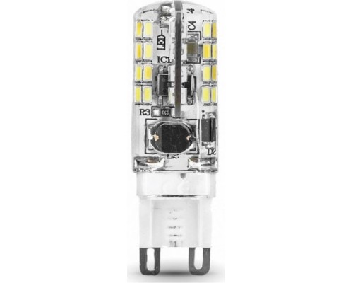 Лампа светодиодная GAUSS G9 g9 ac150-265v 3w 240lm 4100k силикон led [107709203]