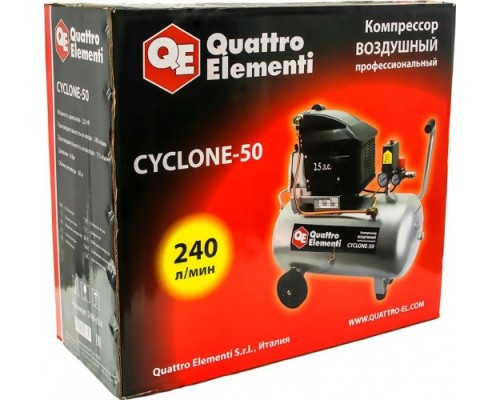 Компрессор поршневой QUATTRO ELEMENTI CYCLONE-50 [248-634]