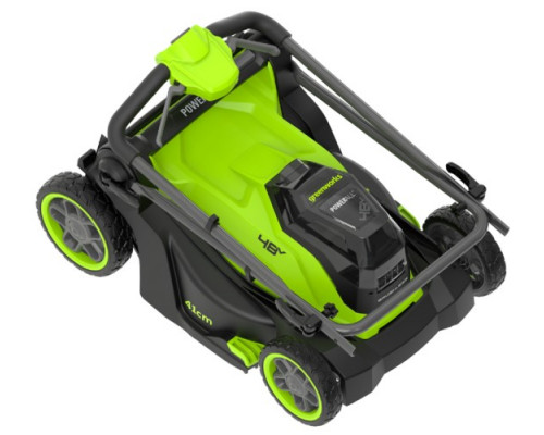 Газонокосилка аккумуляторная GREENWORKS 2520907 2x24V, 41 см, бесщеточная, без АКБ и ЗУ купить с доставкой и официальной гарантией