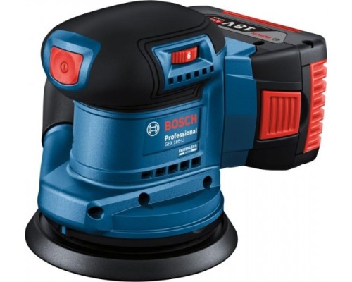 Виброшлифмашина эксцентриковая аккумуляторная BOSCH GEX 185-LI [06013A5021]