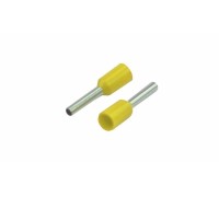 Наконечник REXANT 08-0813 ( уп. 100 шт ) F-8 мм 1 мм² (НШВи 1.0-8) желтый 08-0813