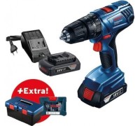 Аккумуляторный шуруповерт BOSCH GSB 180-LI ударная 06019F8323 2х2,0 Ач