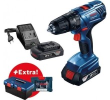 Аккумуляторный шуруповерт BOSCH GSB 180-LI ударная 06019F8323 2х2,0 Ач