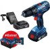 Аккумуляторный шуруповерт BOSCH GSB 180-LI ударная [06019F8323] 2х2,0 Ач