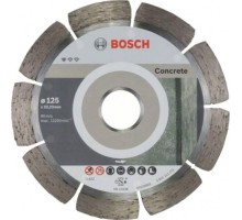 Алмазный диск для резки бетона BOSCH 125-22,23, мм Standard for Concrete 10 шт в уп. 2608603240