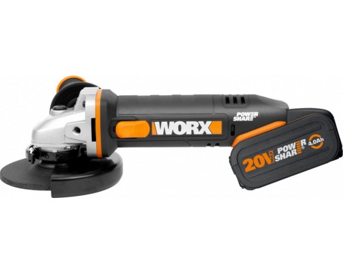 Угловая шлифмашина аккумуляторная WORX WX803