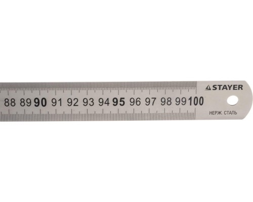 Линейка STAYER PROFI нержавеющая, двухсторонняя гравированная шкала, 1м [3427-100_z01]