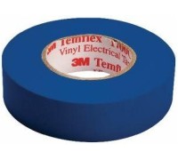 Изолента ПВХ 3M Temflex™ 1300 15 мм x 10 м, синяя [TEMFLEX 1300 BLUE 15MM]