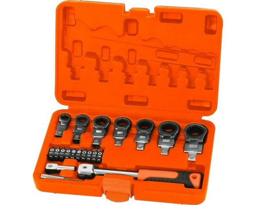 Набор инструментов MAXPILER MXTF-20-SET — 20 шт, 2 адаптера, в кейсе