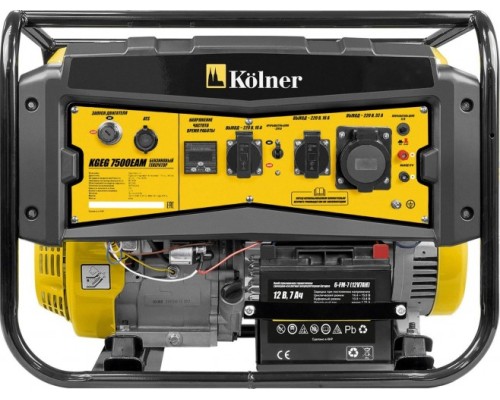 Генератор бензиновый KOLNER KGEG 7500EAМ [кн7500еам]