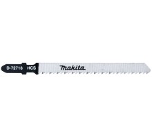 Пилки по металлу MAKITA D-72718 clean 100х1.2х9tpi, 5 шт.