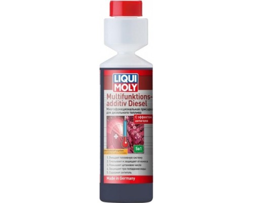 Присадка для дизельного топлива LIQUI-MOLY Multifunktionsadditiv Diesel 0,25 л. 39024 многофункц. [39024]