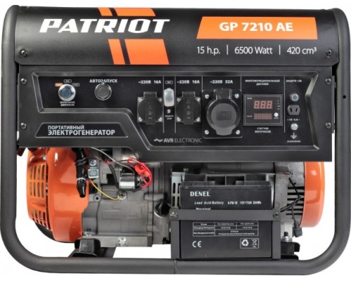 Электростанция бензиновая PATRIOT GP 7210 AE с возможностью автоматизации [474101590]