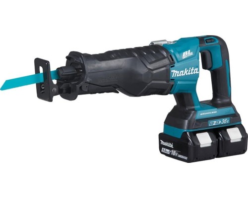 Пила сабельная аккумуляторная MAKITA DJR 360 RM 2 с бесщеточным двигателем [DJR360RM2]