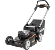 Газонокосилка аккумуляторная Worx WG749E самоходная, бесщеточная