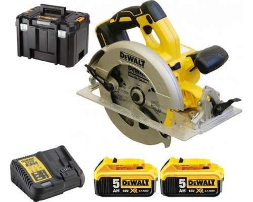 Пила циркулярная аккумуляторная DeWALT DCS 570 P2 [DCS570P2-QW]