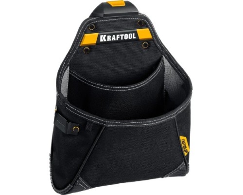 Сумка поясная KRAFTOOL KP-12 с креплением FastClip, 12 карманов, 260х340 мм [38774]