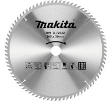 Пильный диск по дереву MAKITA D-72322 305х30х80t