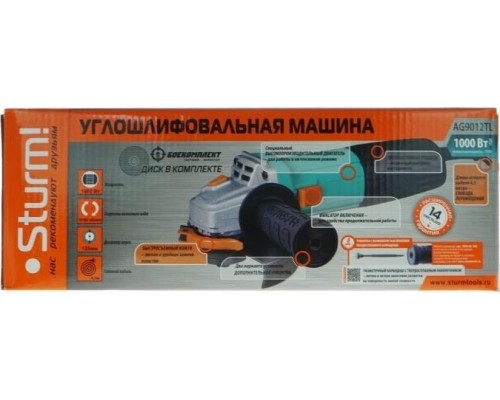 Угловая шлифмашина сетевая STURM AG9012TL [AG9012TL]