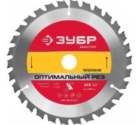 Пильный диск по дереву ЗУБР Оптимальный рез 150x20/16мм 24т 36912-150-20-24_z01